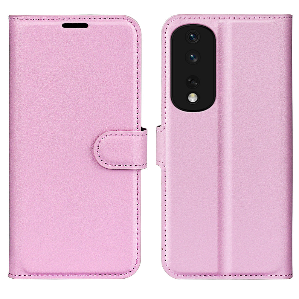 Phone Stand Wallet Cover for Honor 80 Pro 5G Fall Protection Litchi Texture PU Leather Phone Flip Case Phone Stand Wallet Cover for Honor 80 Pro 5G Fall Protection Litchi Texture PU Leather Phone Flip Case